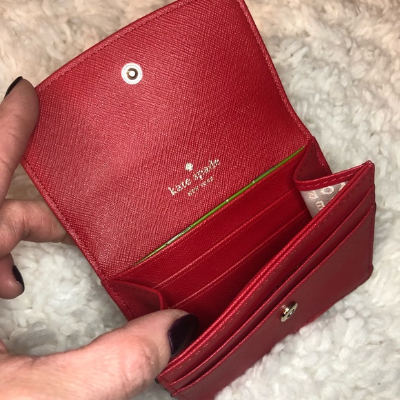 kate spade Handbags - Kate Spade ❤️ red petty wallet